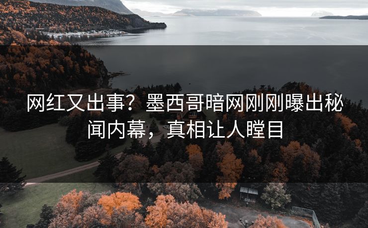 网红又出事？墨西哥暗网刚刚曝出秘闻内幕，真相让人瞠目